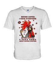 LIMITED EDITION - CHICKEN FARM 10868A V-Neck T-Shirt tile