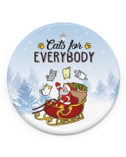 LIMITED EDITION - CAT LOVERS 90047A Circle ornament - single (porcelain) front