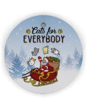 LIMITED EDITION - CAT LOVERS 90047A Circle Ornament (Wood tile