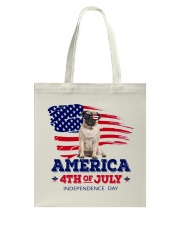 LIMITED EDITION-BULLDOG 4TH OF JULY T-SHIRT 9279P Tote Bag tile