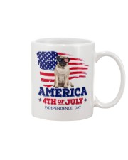 LIMITED EDITION-BULLDOG 4TH OF JULY T-SHIRT 9279P Mug tile