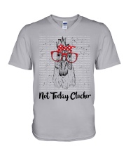 LIMITED EDITION - FARMER FUNNY CHICKEN 80130P V-Neck T-Shirt tile