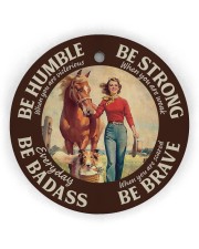 LIMITED EDITION - HORSE FARM 10906A Circle Ornament (Wood tile