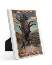 LIMITED EDITION - HORSE LOVERS 80107P Easel-Back Gallery Wrapped Canvas tile