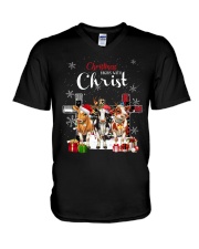 LIMITED EDITION - COW - T SHIRT 8969P V-Neck T-Shirt tile