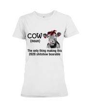 LIMITED EDITION - FARMER FUNNY COWS - 80141P Premium Fit Ladies Tee tile