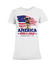 LIMITED EDITION - YORKSHIRE TERRIER FLAG - 9264P Premium Fit Ladies Tee tile