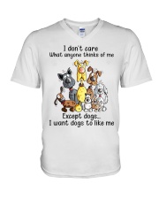 LIMITED EDITION - DOG LOVERS - 9923A V-Neck T-Shirt tile