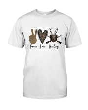 LIMITED EDITION - PEACE LOVE HUNTING T-SHIRT 8385K Premium Fit Mens Tee tile
