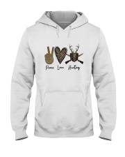 LIMITED EDITION - PEACE LOVE HUNTING T-SHIRT 8385K Hooded Sweatshirt tile
