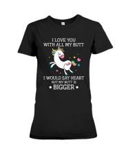 LIMITED EDITION - FUNNY UNICORN - 80122P Premium Fit Ladies Tee tile