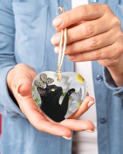 LIMITED EDITION - CAT LOVERS 10944A Heart ornament - single (porcelain) aos-heart-ornament-single-porcelain-lifestyles-01