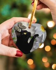 LIMITED EDITION - CAT LOVERS 10944A Heart ornament - single (porcelain) aos-heart-ornament-single-porcelain-lifestyles-08