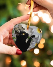 LIMITED EDITION - CAT LOVERS 10944A Heart ornament - single (porcelain) aos-heart-ornament-single-porcelain-lifestyles-09