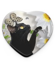 LIMITED EDITION - CAT LOVERS 10944A Heart ornament - single (porcelain) front