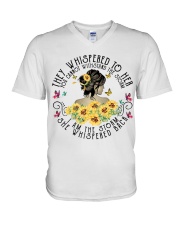 LIMITED EDITION - HIPPIE LOVER - 9767A V-Neck T-Shirt tile