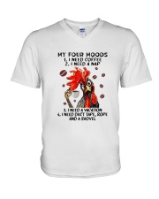 LIMITED EDITION - CHICKEN FARM 90033A V-Neck T-Shirt tile