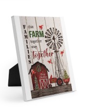 LIMITED EDITION - FARM LOVERS - 80221P Easel-Back Gallery Wrapped Canvas tile
