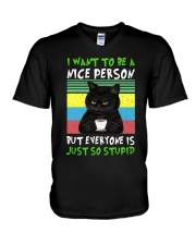 LIMITED EDITION - CAT LOVERS 90009A V-Neck T-Shirt tile