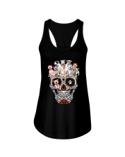 LIMITED EDITION - SKULL T-SHIRT 8668K Ladies Flowy Tank tile