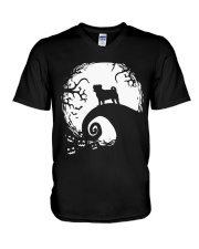 LIMITED EDITION - HALLOWEEN PUG T SHIRT 9681J V-Neck T-Shirt tile