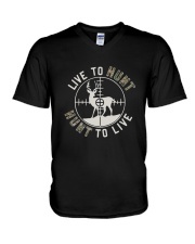 LIMITED EDITION - HUNTING T-SHIRT 8411K V-Neck T-Shirt tile