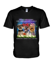 LIMITED EDITION - DOG LOVER - T SHIRT 8979P V-Neck T-Shirt tile