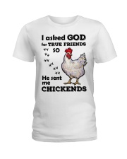 LIMITED EDITION - FARMER LOVE CHICKENS - 6874P Ladies T-Shirt tile