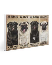 LIMITED EDITION - PUGS - POS90364TU Gallery Wrapped Canvas Prints tile