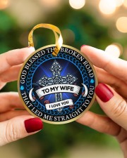 LIMITED EDITION - TO MY WIFE - 10968TU Circle ornament - single (porcelain) aos-circle-ornament-single-porcelain-lifestyles-08