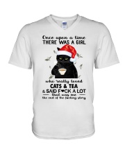 LIMITED EDITION - CAT LOVERS - 9935A V-Neck T-Shirt tile