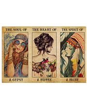LIMITED EDITION - HIPPIE GIRL - 11064TU 17x11 Poster front