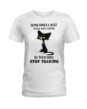 LIMITED EDITION - CAT LOVERS - 10705A Ladies T-Shirt tile
