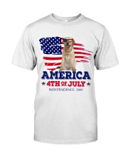 LIMITED EDITION - GOLDEN RETRIEVER FLAG - 9265P Premium Fit Mens Tee tile