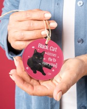 LIMITED EDITION - BLACK CAT 90049AA Circle ornament - single (porcelain) aos-circle-ornament-single-porcelain-lifestyles-01