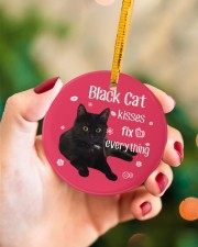 LIMITED EDITION - BLACK CAT 90049AA Circle ornament - single (porcelain) aos-circle-ornament-single-porcelain-lifestyles-09
