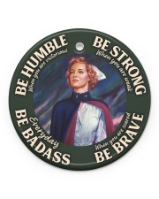 LIMITED EDITION - BE STRONG - 60005TU Circle ornament - single (porcelain) front