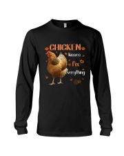 LIMITED EDITION - FARMER FUNNY CHICKENS - 80210P Long Sleeve Tee tile