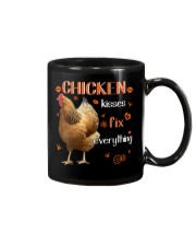 LIMITED EDITION - FARMER FUNNY CHICKENS - 80210P Mug tile