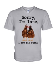 LIMITED EDITION - LOVE CHICKEN - 12101TU V-Neck T-Shirt tile