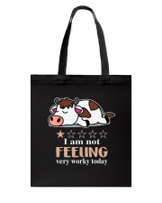 LIMITED EDITION - FARMER FUNNY COWS - 6904P Tote Bag tile