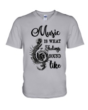 LIMITED EDITION- SKULL T shirt 7527A V-Neck T-Shirt tile