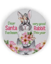 LIMITED EDITION - RABBIT LOVERS - 80224P Circle Ornament (Wood tile
