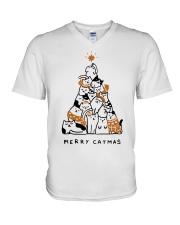 LIMITED EDITION - CAT LOVERS - 90059A V-Neck T-Shirt tile