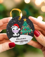 LIMITED EDITION - FARMER COW LOVERS - 6935P Circle ornament - single (porcelain) aos-circle-ornament-single-porcelain-lifestyles-08