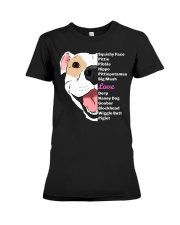 Cute Pitbull T-Shirt Premium Fit Ladies Tee thumbnail