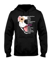 Cute Pitbull T-Shirt Hooded Sweatshirt front