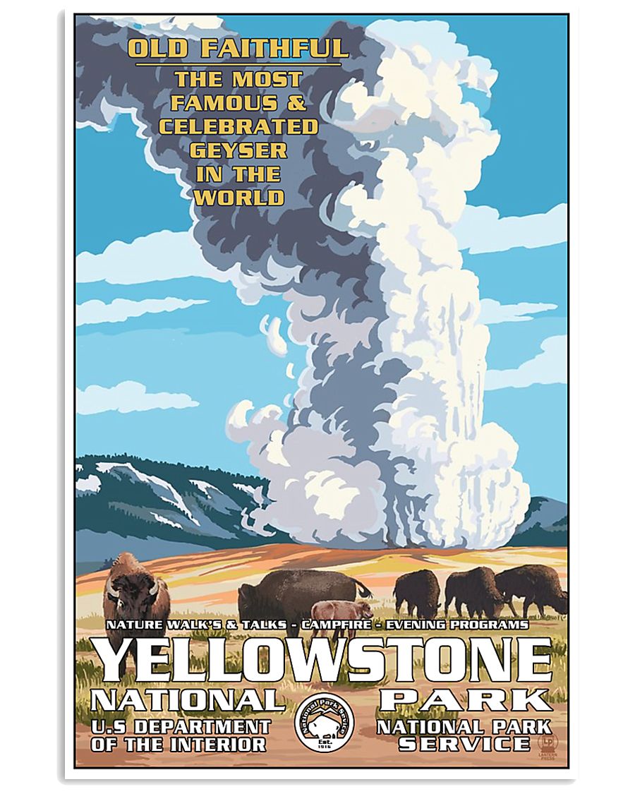 Yellowstone National Park 24x36 Poster