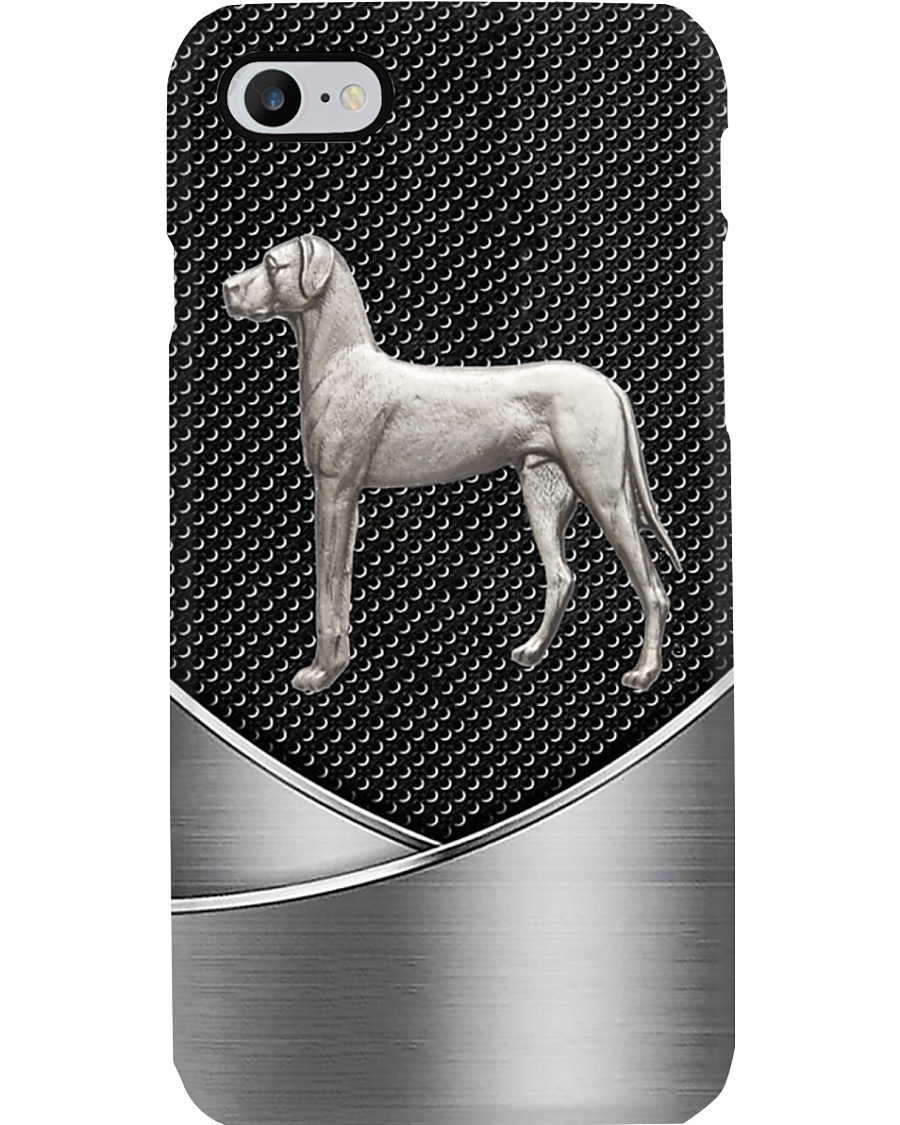 Great Dane - silver Phone Case