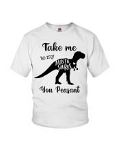 Take Me To My Auntie Saurus You Peasant Youth T-Shirt tile